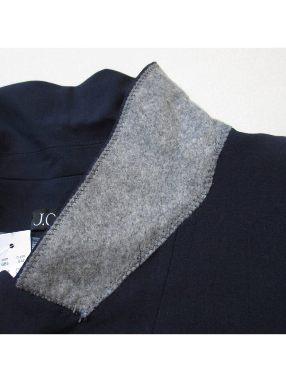 NWT J.Crew Tall Vivienne Blazer in Navy Italian Bi-stretch Wool Blend Jacket 16T - Picture 8 of 8
